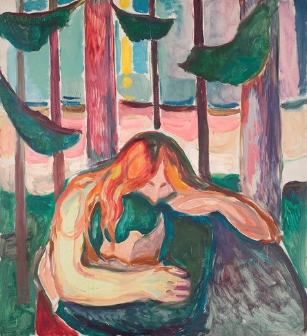Maria Lassnig und Edvard Munch