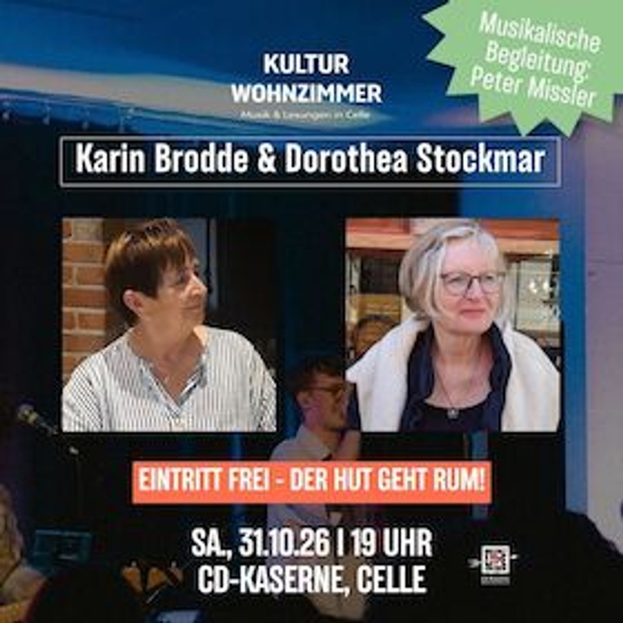 Titelbild der Veranstaltung Karin Brodde & Dorothea Stockmar: Jedem Abschied wohnt ein Anfang inne