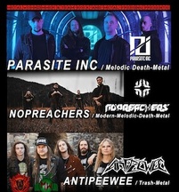 Parasite INC // Nopreachers // Antipeewee