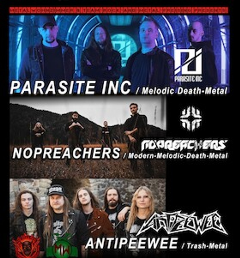 Parasite INC // Nopreachers // Antipeewee
