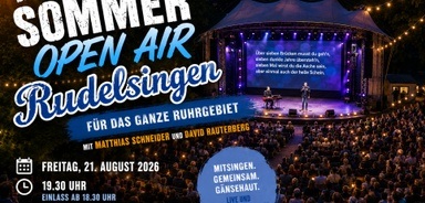 Das große Sommer Open Air RUDELSINGEN 2026  - für das ganze Ruhrgebiet
