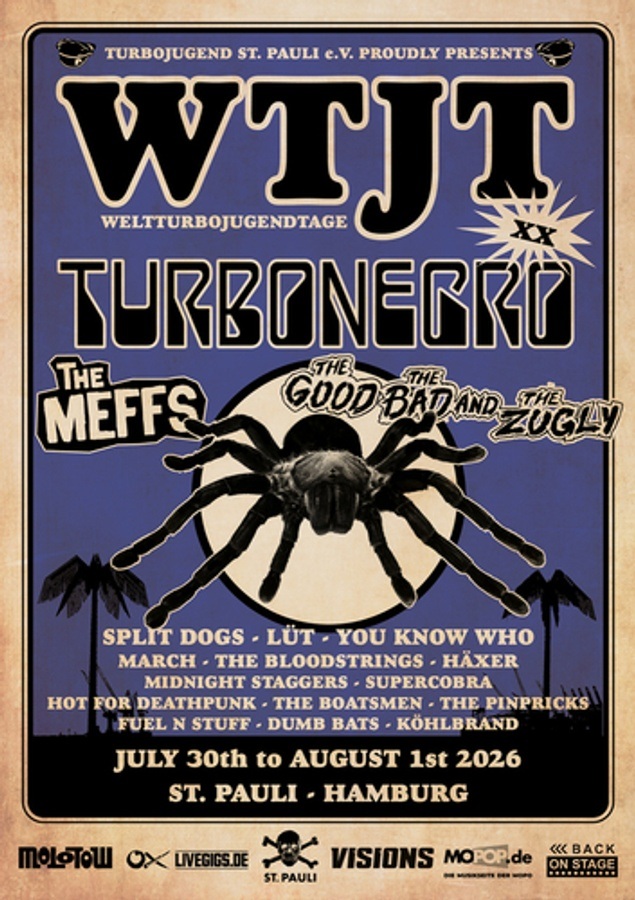 WELTTURBOJUGENDTAGE XX 
SPLIT DOGS, LÜT, THE BLOODSTRINGS