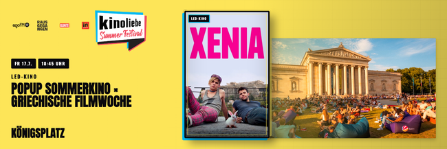 XENIA OmU — Griechische Filmwoche Open Air — Kinoliebe 2026 · LED
