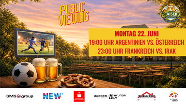 Public Viewing ARG vs. AUS & FRA vs.IRQ