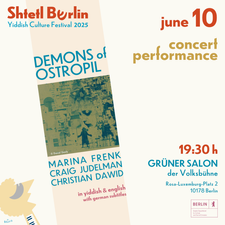 Shtetl Berlin Yiddish culture Festival 2025 • Demons of Ostropil