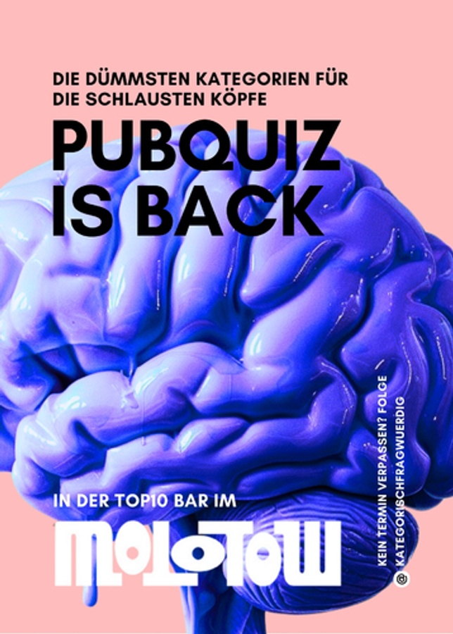 Titelbild der Veranstaltung PUB QUIZ - Kategorisch Fragwürdig