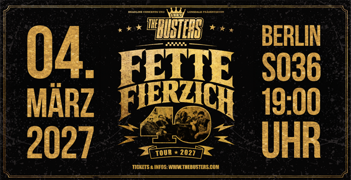 Titelbild der Veranstaltung THE BUSTERS