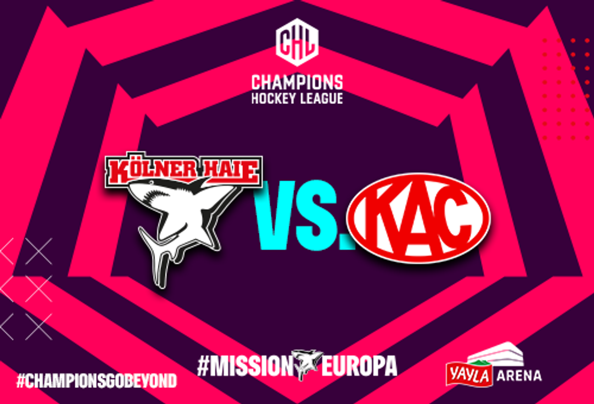 Kölner Haie - KAC Klagenfurt - Champions Hockey League