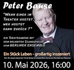 Wenn einer im Theater hustet, wer hustet dann zurück?