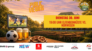 Public Viewing Sechzehntelfinale CIV vs. NOR
