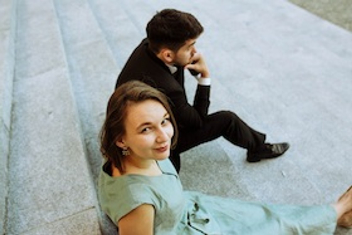 Titelbild der Veranstaltung "First Date - Piano Four Hands" mit Baayon Duo
