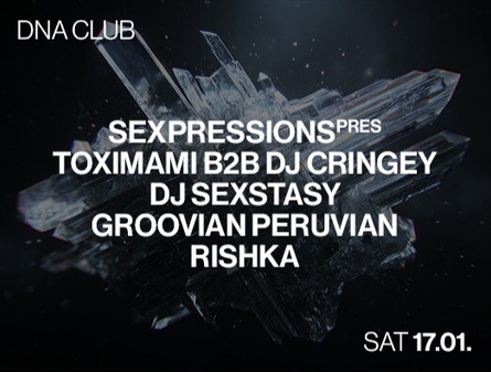SEXPRESSIONS GROVIAN PERUVIAN , DJ SEXTASY, DJ CRINGEY, TOXIMAMI