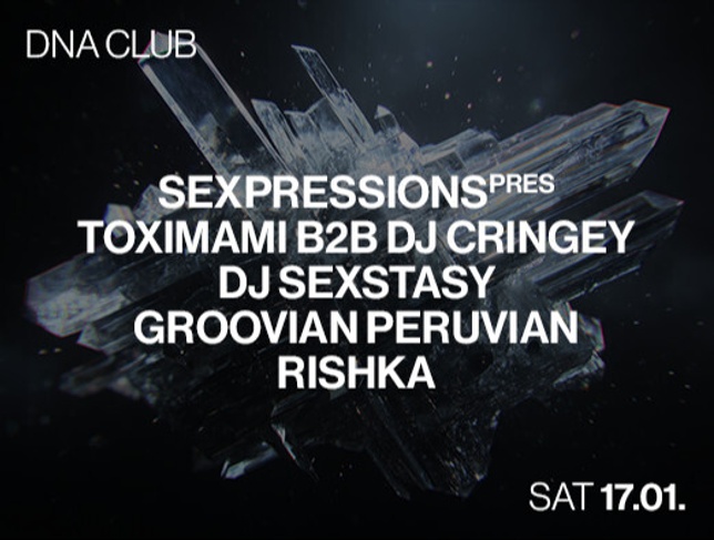 SEXPRESSIONS GROVIAN PERUVIAN , DJ SEXTASY, DJ CRINGEY, TOXIMAMI