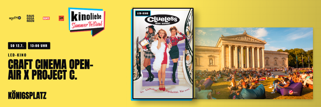 Craft Cinema Open-Air x Project C. — Clueless — Kinoliebe 2026 · LED