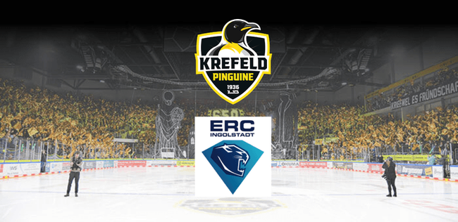 Krefeld Pinguine vs. ERC Ingolstadt - Spieltag 5