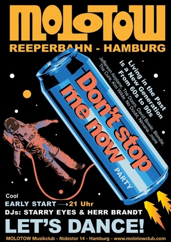 DON'T STOP ME NOW - TONIGHT WITH STRANGER THINGS SPECIAL PART II - From 60s to 90s - Early Start 21 h - Freier Eintritt mit Verkleidung