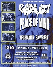 Risk it  + Peace of Mind + Firestarter (US) + Slow Burn