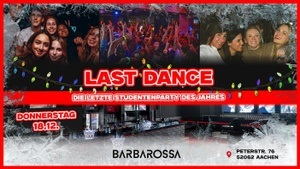 Letzte Studiparty des Jahres - Barbarossa | Do, 18.12.