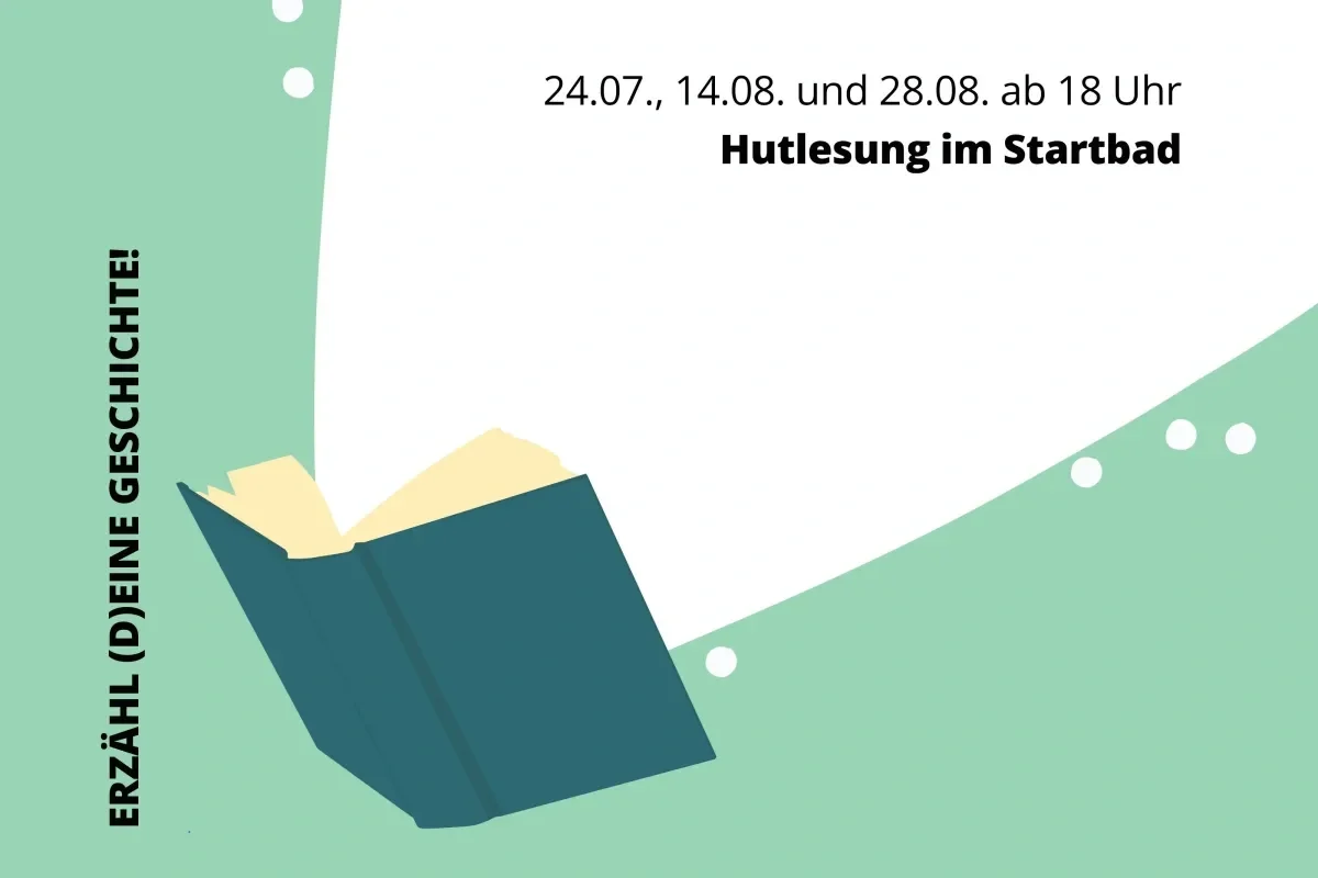 Titelbild der Veranstaltung Hutlesung - Erzähle (d)eine Geschichte!