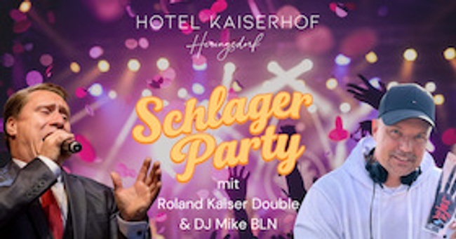 Schlagerparty mit Roland Kaiser Double