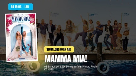 MAMMA MIA! (OmDtU) — ABBA-Musical vor dem WM-Finale — Kinoliebe 2026 · LED