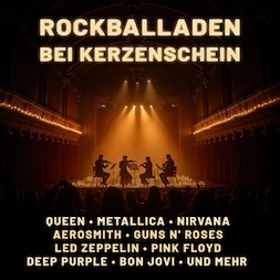 Rockballaden bei Kerzenschein