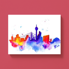 Skyline deiner Stadt