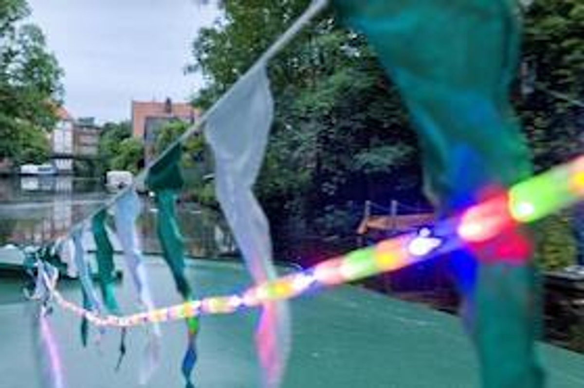 Lichterfahrt auf der Medem