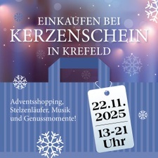 Einkaufen bei Kerzenschein