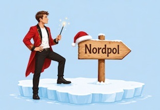 Expedition zum Nordpol