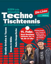 Techno-Tischtennis mit Heidi und Jan