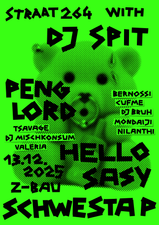 Straat 264 w/ DJ Spit + Peng Lord + Hello Sasy + Schwesta P + more