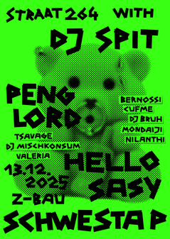 Straat 264 w/ DJ Spit + Peng Lord + Hello Sasy + Schwesta P + more