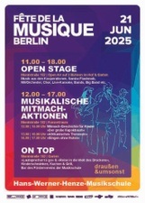 Open Stage im Garten der Musikschule
