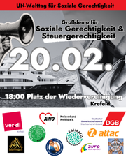 Großdemo für Soziale Gerechtigkeit und Steuergerechtigkeit