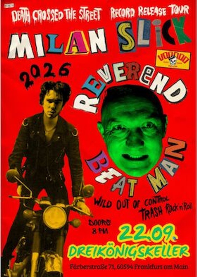 Titelbild der Veranstaltung Reverend Beat-Man & Milan Slick