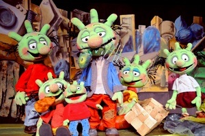 Die Olchis und der Geist der blauen Berge- von Erhard Dietl: Kammerpuppenspiele Bielefeld