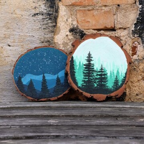 The Art of Wood Painting: Waldmoment