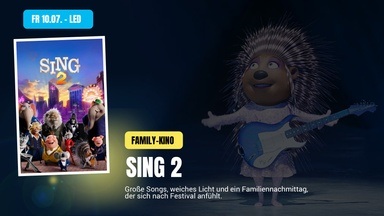 Sing 2 — Open-Air-Familienkino · Deutsch — Kinoliebe 2026 · LED