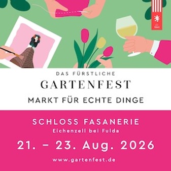 Das Fürstliche Gartenfest – Markt für echte Dinge
