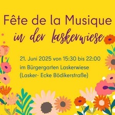 Fête de la Musique 2025 auf der Laskerwiese