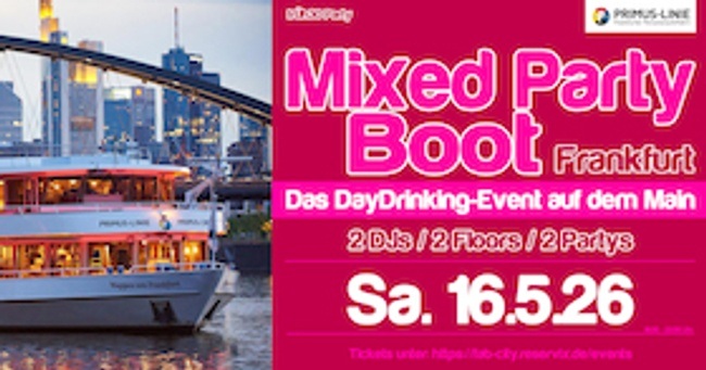 Mixed Party Boot Frankfurt