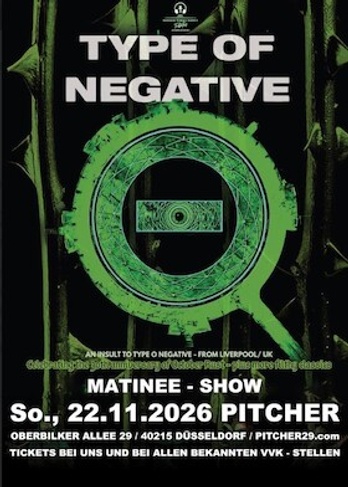 TYPE O NEGATIVE by TYPE OF NEGATIVE