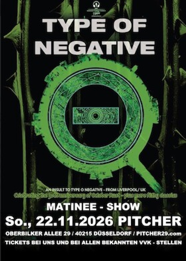 TYPE O NEGATIVE by TYPE OF NEGATIVE