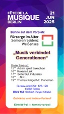 Bühne der Fürsorge im Alter - Seniorenresidenz Weißensee