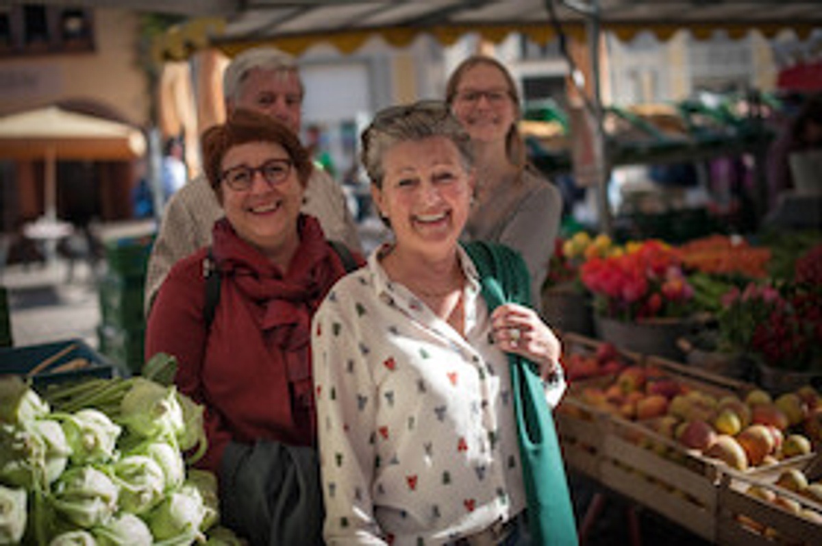 Titelbild der Veranstaltung FREIBURGerLEBEN: Stadtführung mit regionalen Spezialitäten am Münstermarkt