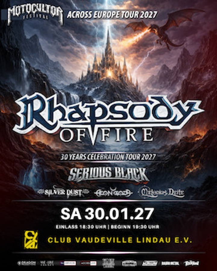 Rhapsody Of Fire + Serious Black + Silver Dust + Aeon Gods + Melodius Deite