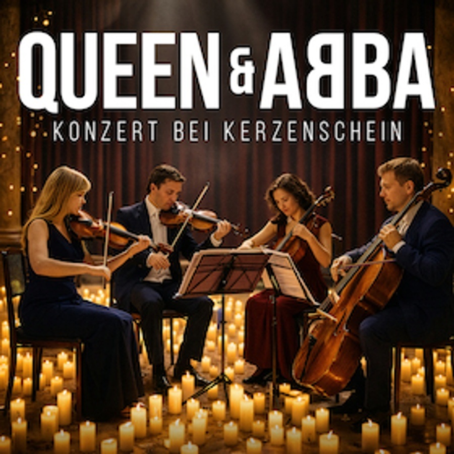 Titelbild der Veranstaltung Queen & Abba Konzert bei Kerzenschein