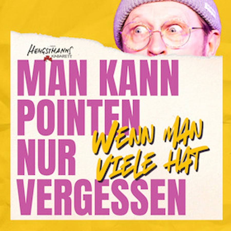 Man kann Pointen nur vergessen, wenn man viele hat