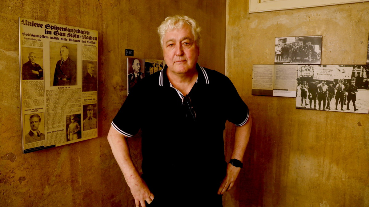 Titelbild der Veranstaltung Robert Ley, mein Großvater, der Kriegsverbrecher: Ein Abend mit Buch-Autor Axel Spilcker und Historikerin Nicola Kramer über NS-Verbrechen und Täterschaft in Familien